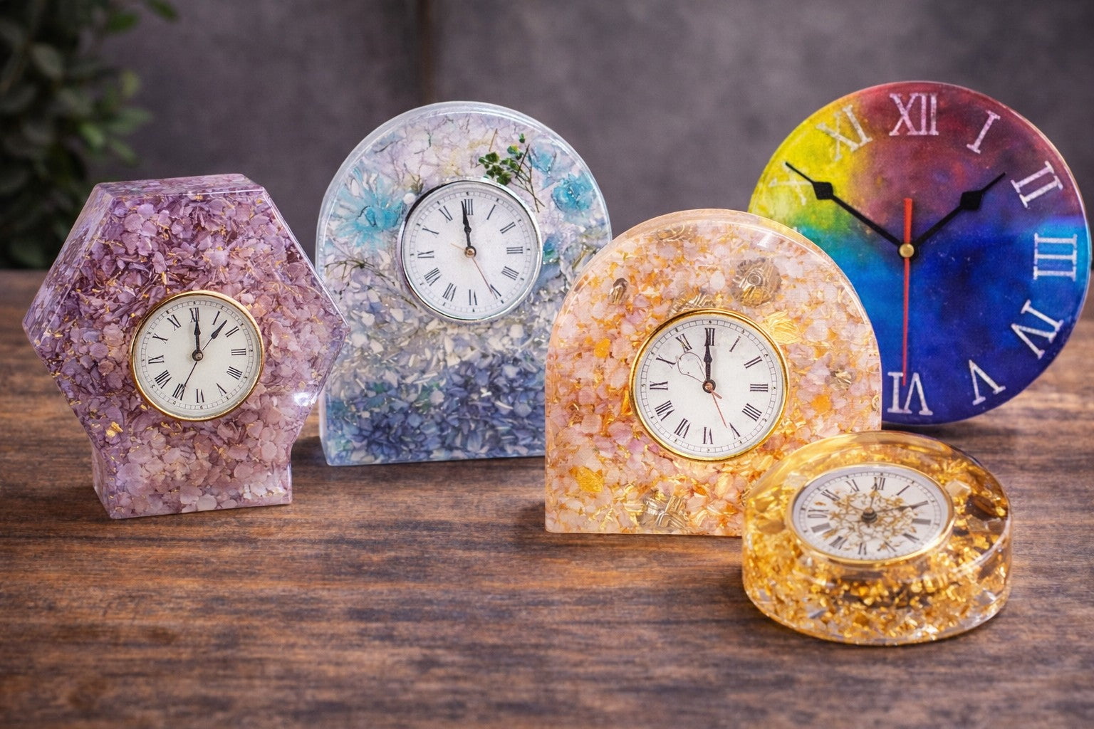 Epoxy Clocks