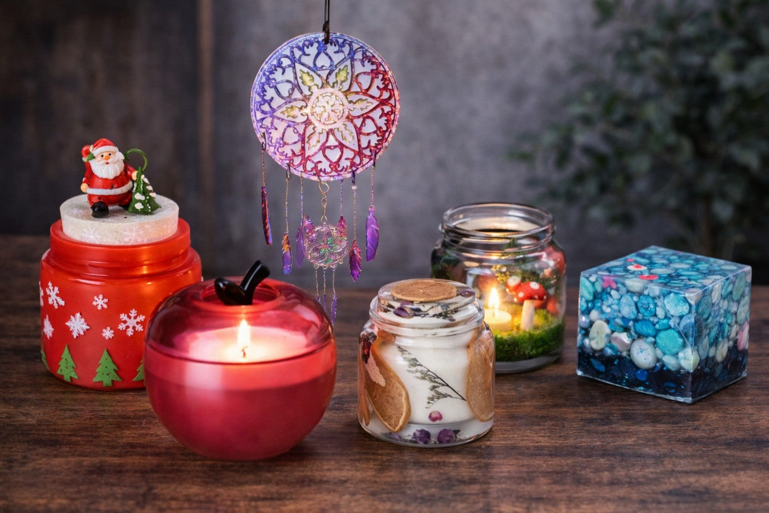 Epoxy Candle Holder