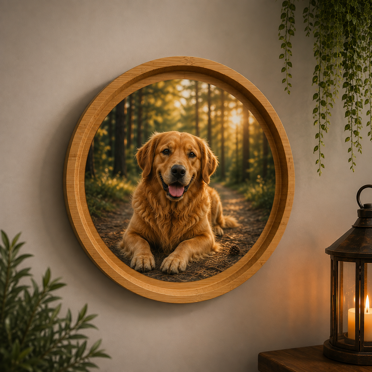 Personalized Pet Photo Wood Plaque, Custom Dog or Cat Memorial Gift, Epoxy Resin Pet Keepsake, Photo Memory on Wood